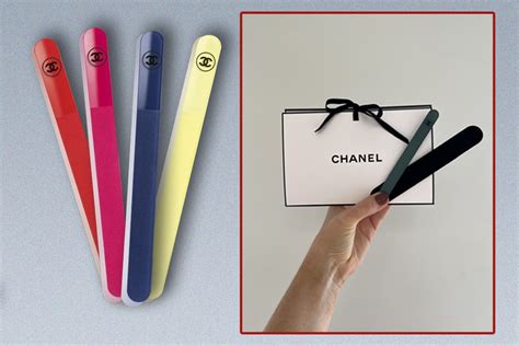 chanel nail file and mirror|Chanel cosmetics accessories.